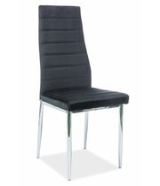 Стул SIGNAL H261 Velvet Bluvel 19 черный/хром
