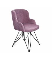 Стул Sheffilton SHT-ST39/S113 пыльная роза/черный муар