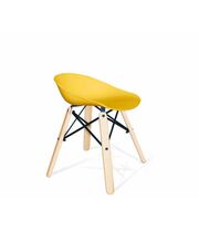 Стул Sheffilton SHT-ST19/S70 артикул СТ-216 желтый/черный/прозрачный лак