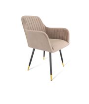 Стул Sheffilton SHT-ST38-1/S95-1 латте/черный муар/золотой