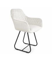 Стул Sheffilton SHT-ST38/S38 зефирный/черный муар