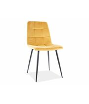 Стул SIGNAL MILA Velvet Bluvel 68 карри/черный