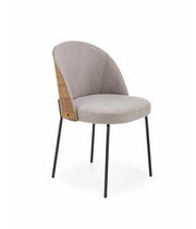 Стул HALMAR K451 серый/светлый орех