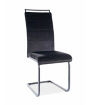 Стул SIGNAL H441 Velvet tap. 117 черный/черный мат