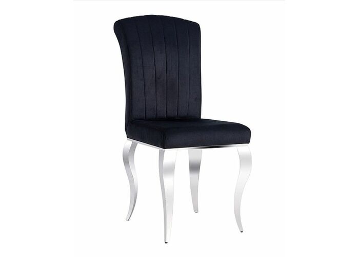 Стул SIGNAL PRINCE Velvet tap. 186 черный/хром