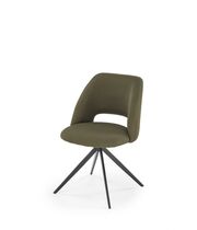 Стул HALMAR K546 оливковый/черный