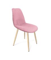 Стул Sheffilton SHT-ST29-C22/S95-W розовый зефир/прозрачный лак/черный муар