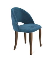 Стул Sheffilton SHT-ST34/S122 тихий океан/темный орех/черный муар