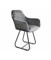 Стул Sheffilton SHT-ST38/S38 угольно-серый/чёрный муар