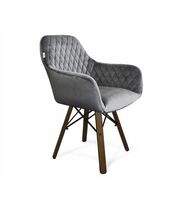 Стул Sheffilton SHT-ST38/S70 артикул СТ-458 угольно-серый/темный орех/черный