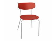 Стул Sheffilton SHT-S85М-2 красный/красный/хр..