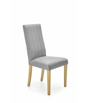 Стул HALMAR DIEGO 3 Monolith 85 серый/дуб медовый