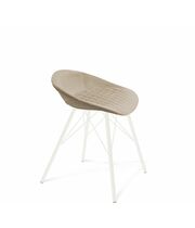 Стул Sheffilton SHT-ST19-SF2/S37 ванильный крем/белый