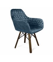 Стул Sheffilton SHT-ST38/S70 синий пепел/темный орех/черный