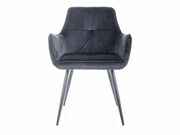 Стул SIGNAL GRAPE Velvet Bluvel 19 черный/чер..