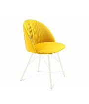 Стул Sheffilton SHT-ST35-1/S37 артикул СТ-366 имперский желтый/белый