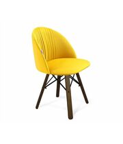 Стул Sheffilton SHT-ST35-1/S70 имперский желтый/темный орех