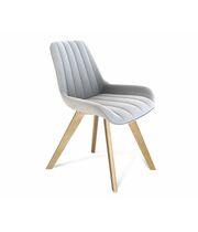 Стул Sheffilton SHT-ST37/S39 арт. СТ-305 серое облако/прозрачный лак