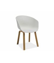 Стул SIGNAL EGO белый/дуб