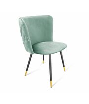 Стул Sheffilton SHT-ST36-3/S95-1 артикул СТ-448 нежная мята/черный муар/золото