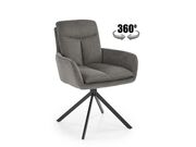 Стул HALMAR K536 серый/черный..