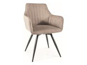 Стул SIGNAL BALLO Brego 34 бежевый/черный..