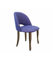 Стул Sheffilton SHT-ST34/S122 синий мираж/тёмный орех/чёрный муар