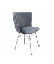 Стул Sheffilton SHT-ST36-3/S64 нейтральный серый/хром лак