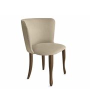 Стул Sheffilton SHT-ST36/S122 ванильный крем/темный орех/черный муар