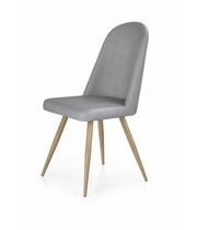 Стул HALMAR K214 серый/дуб медовый