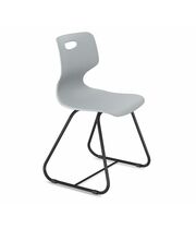 Стул Sheffilton SHT-ST58/S38 a5-7 серый/черный муар