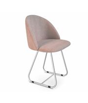 Стул Sheffilton SHT-ST35/S38 артикул СТ-270 розовый десерт/хром лак