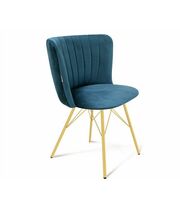 Стул Sheffilton SHT-ST36-1/S37 артикул СТ-466 тихий океан/золото