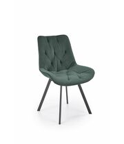 Стул HALMAR K519 темно-зеленый/черный
