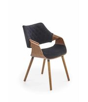 Стул HALMAR K396 орех/черный