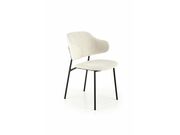 Стул HALMAR K497 кремовый/черный..