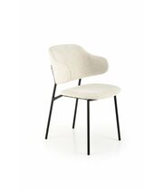 Стул HALMAR K497 кремовый/черный