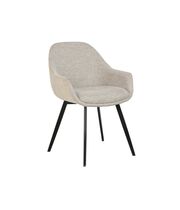 Стул SIGNAL VINTO Brego 31 светло-бежевый/черный