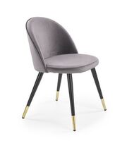 Стул HALMAR K315 серый/черный/золотой