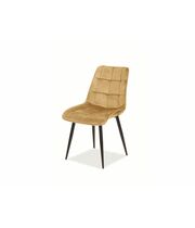 Стул SIGNAL CHIC Velvet Bluvel 68 карри/черный