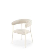 Стул HALMAR K557 бежевый/белый