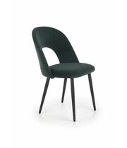 Стул HALMAR K384 темно-зеленый/черный