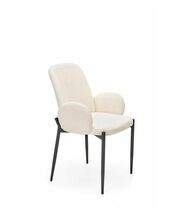 Стул HALMAR K477 кремовый/черный