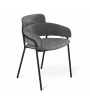 Стул Sheffilton SHT-S143 угольно-серый/черный муар