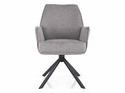 Стул SIGNAL HUGO Brego 07 серый/черный..