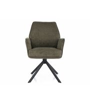 Стул SIGNAL HUGO Brego 77 оливковый/черный