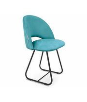 Стул Sheffilton SHT-ST34-1/S38 голубая пастель/чёрный муар