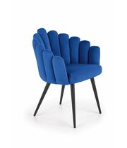 Стул HALMAR K410 темно-синий/черный