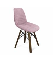 Стул Sheffilton SHT-ST29-C22/S70 розовый зефир/темный орех/черный муар