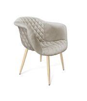 Стул Sheffilton SHT-ST31-C4/S95-WH лунный камень/прозрачный лак/черный муар